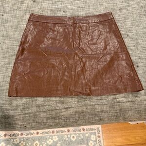 J. Crew Brown Mini Skirt